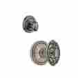 Geogvc-68-ap-kd Grandeur Georgetown Antique Pewter Combo Pack Grande Knob Deadbolt