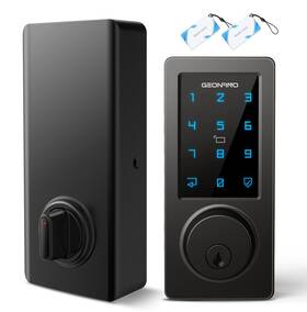 Geonfino 974346350010 Keyless Entry Door Lock Smart Deadbolt With Bluetooth App Electronic K