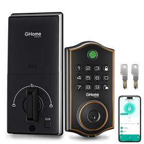 Kd30b Ghome Smart 199874906782 Deadbolt Lock With Keypad Fingerprint Keyless Entry Door Lo