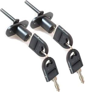 Gizhome 313056842822 Howdia 2 Pcs - Drawer Lock Cabinet Locks With Keys Zinc Alloy Desk File C