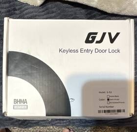 Gjv X004kpa9ad G-s3 Keyless Entry Deadbolt Door Lock Satin Nickel Universal Reversible