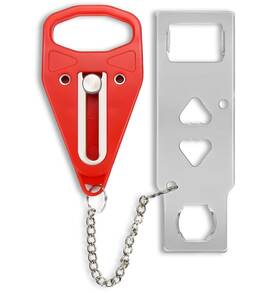 Yss-red-1 Goasion Portable Door Lock Home Security Locker Travel Lockdown Locks For Additi