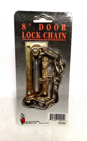 Good Old Values 721003009240 Vintage 8 Inch Door Lock Chain Nos