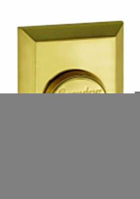 824335 Grandeur Lifetime Brass Fifth Avenue Double Cylinder Deadbolt