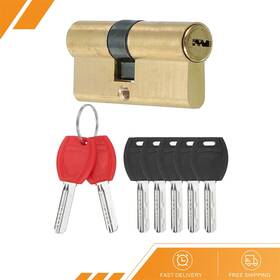 Gryfton 686687052541 70mm 27.5/10/32.5 European Double Lock Cylinder Door 7 Keys