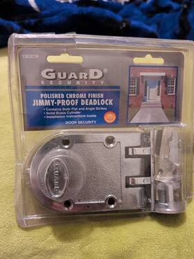 1303ch Guard 7 - Jimmy Proof Deadlock Polished Chrome