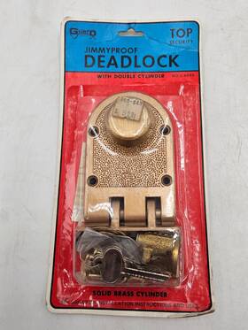 C404b Guard Jimmy-proof Deadlock No. Double Cylinder -new