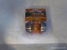 105780 Guard Security Inch New Double Cylinder Deadbolt With Keys Antique Brass Finish