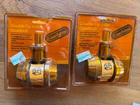0299842 Guardian Two Guardsman Double Cylinder Deadbolt Door Locks Model # - Keyed Same