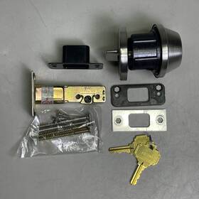 3215-32d Hager Deadbolt Satin Stainless Steel Grade 2 Cylinder Thumbturn