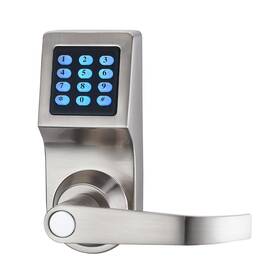 D6300 Haifuan 711796540259 Bluetooth Digital Door Lock Satin Nickel Open By Card Code Key& App C