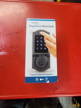 Bl2001-150 Hampton Benjilock Fingerprint Deadbolt Door Lock- Tuscan Bronze