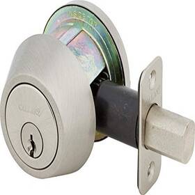 200s-us15-g2 Hardware G2ka2001 Callan Single Cylinder Deadbolt In Satin Nickell Finish Grade