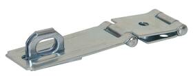 851414 Hardware Essentials Zinc Plated Double Hinge Safety Hasp 3-1/2 Inch