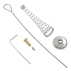 Zq241121-102 Harskiyer Gate Latch Cable Pull Adjustable Spring Release Black