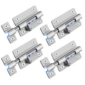 Heleman 613464530220 Door Security Slide Latch Lock Keyless Entry Thickened Heavy Duty