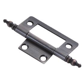 P8294-vb Hickory Hardware Surface Face Mounted Hinge Vintage Bronze 2-pack