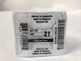 88201 Hillman 10-pack Keykrafter Key Blanks # 21 Cassette B