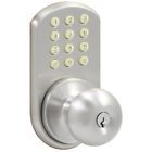 Hkk-01sn Hkk01sn Door Knobs Inc Touchpad Electronic Doorknob Satin Nickel 182682307612