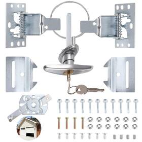 0712 Homaisson 768346507538 Universal Garage Door Lock Kit T-handle With 2 Keys Overhe