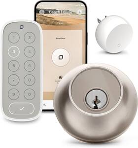 C-e12u-s1-k1 Home Inc Lock Connect Wifi Smart And Keypad For Keyless Entry - Control Remotely From