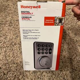 8714009 Honeywell 8174009 Digital Deadbolt With Electronic Keypad Satin Nickel