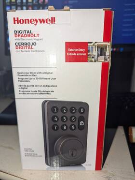 8714509 Honeywell Digital Deadbolt With Electronic Keypad Model
