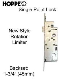 11517499 Hoppe Mortise Lock 1 Inch Deadbolt Throw 45/92 Single Point 1-3/4 Backset