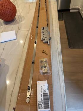 11517505 Hoppe Mortise Lock Multi-point 1 3/4 Inch Backset