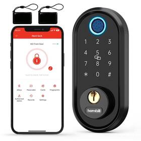Hornbill 194230257966 Smart Door Lock 7-in-1 Keyless Entry Biometric Fingerpr Inch