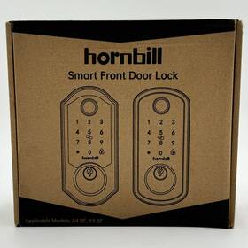 Y4-bf Hornbill A4-bf Smart Keyless Finger Satin Nickel Door Lock Bluetooth Wi-fi