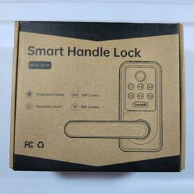 H8-bf Hornbill Smart Lock Fingerprint Handle Wifi App Control... New Silver