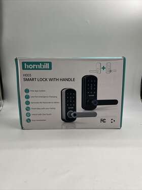 Hbus-zns-h003 Hornbill Fingerprint Keyless Entry Smart Locks With Touchscreen Front Door Lock
