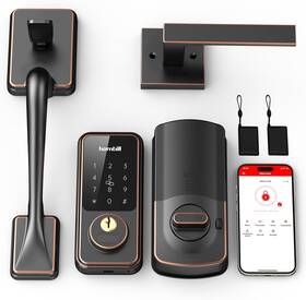 M1-obhs-h Hornbill Front Door Lock Set Keyless Entry Deadbolt With Handle