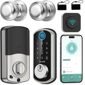 Wifi-a4-swf-h Hornbill Fingerprint Wifi Smart Lock Deadbolt Front Door Set Keyless Entry
