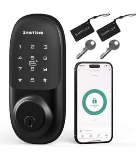 3109 Hotata Keyless Entry Door Lock With Keypad Smart Electronic Deadbolt Up