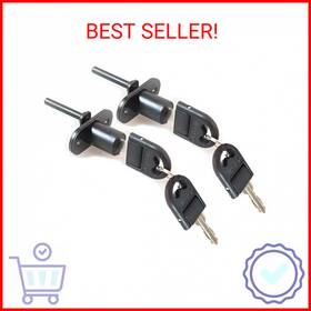 Howdia 744759083715 2 Pcs - Drawer Lock Cabinet Locks With Keys Zinc Alloy Desk File C