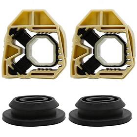 4g0907697g Hoypeyfiy Upper Lower Radiator Mount 4pack Rubber Water Tank Support Replaceme
