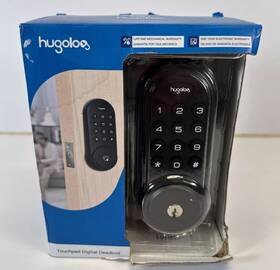 Hu01-blk-a Hugolo Hugolog Hu01-blk Touchpad Digital Lock Door Deadbolt - Black