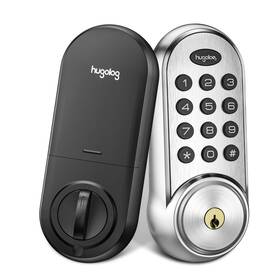 Hugolog 711731000176 Deadbolt Lock Electronic Keypad Keyless Entry Door Motorized Auto-lock Inch