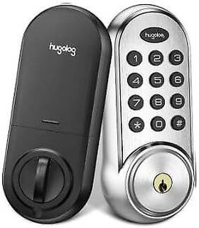 Hu01-snl Hugolog Touchpad Digital Lock - Satin Nickel Scratch And Dent