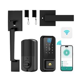 Hunnay 635405409648 Wifi Front Door Lock Set Keyless Entry Smart Locks For Fro