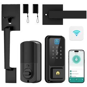 Hunnay 635405410330 Wifi Front Door Lock Set Smart Locks For Keypad Deadbolt Fingerp