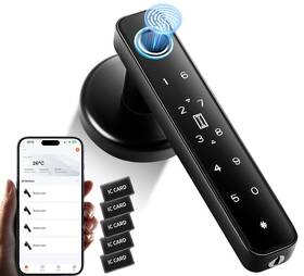 F194k Hutehoute Fingerprint Door Knob Full Function 5-in-1 Smart