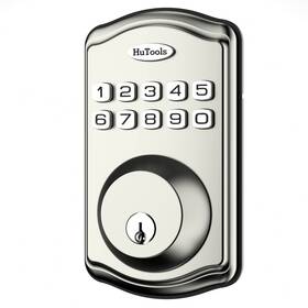 Ks01-snl Hutools Keyless Entry Door Lock With Keypad Electronic Deadbolt Auto Touch