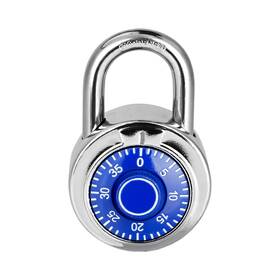 M-1-blue Hzsy Combination Padlock 1 Pack Fixed Dial Blue
