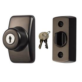 Ideal Security 056947416114 Model Glk Deadbolt For Storm And Screen Doors Key Lock Oil Rubbed Bronze 2
