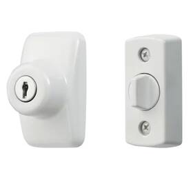 Ideal Security 313052364328 Keyed Deadbolt White Bkglkw