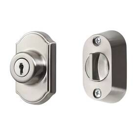 Ideal Security 445039267278 Keyed Deadbolt In Satin Silver Finish