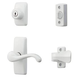 Hk01-i-073 Ideal Security Door Lever With Keyed Deadbolt Lock For Storm And Screen Doors